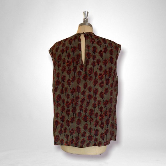 Otto d'Ame Floral Print Sleeveless Top, - Picture 2 of 4